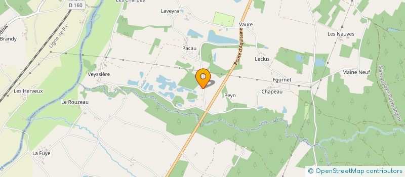 localisation de l'entreprise MONSIEUR JEREMIE TAMARELLE  PARCOUL-CHENAUD