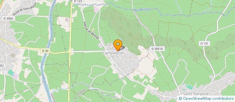 localisation de l'entreprise MONSIEUR JEREMIE TARISSE  CAMPAGNAN