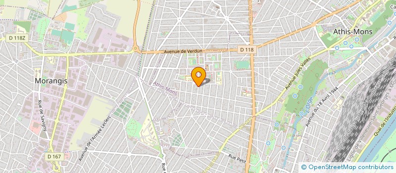 localisation de l'entreprise MONSIEUR JEREMIE TCHATCHOUA  ATHIS-MONS