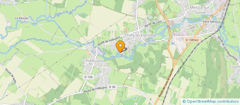 localisation de l'entreprise MONSIEUR JEREMIE THOMAS  CHILLY-LE-VIGNOBLE