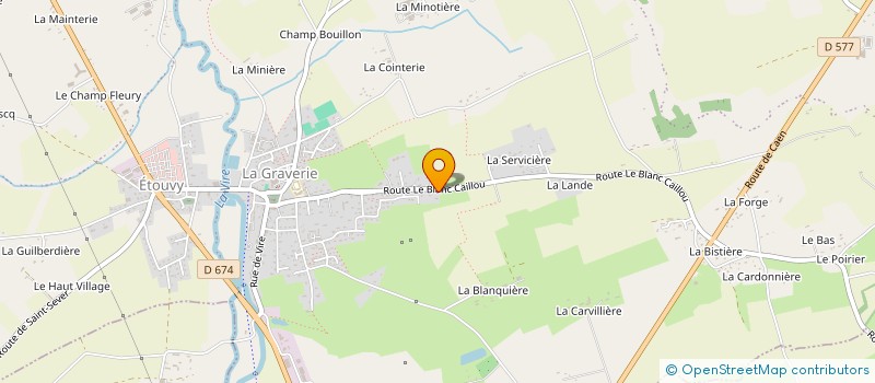 localisation de l'entreprise MONSIEUR JEREMIE TOULLIER  SOULEUVRE EN BOCAGE