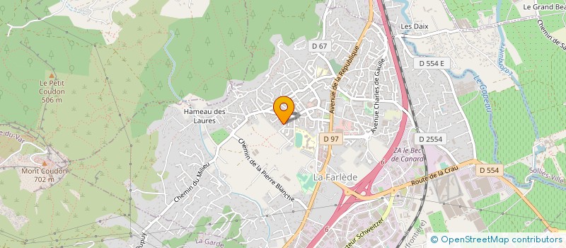 localisation de l'entreprise MONSIEUR JEREMIE TRACOL  LA FARLEDE