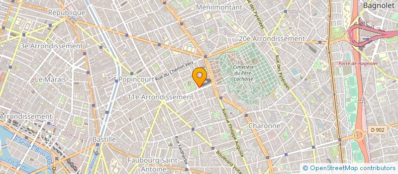 localisation de l'entreprise MONSIEUR JEREMIE TRUJILLO  PARIS