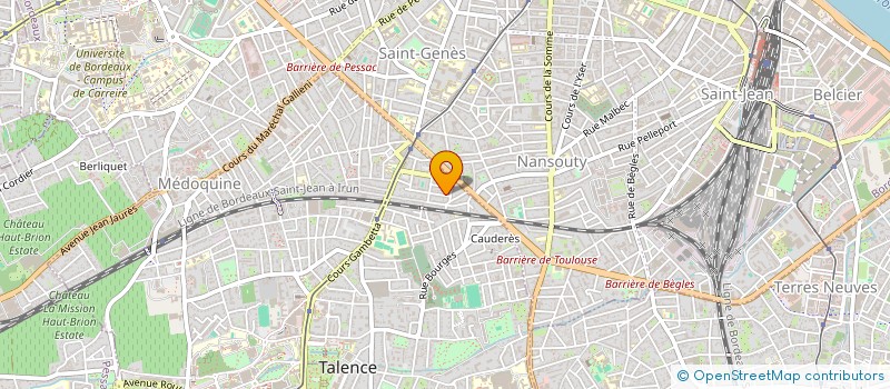 localisation de l'entreprise MONSIEUR JEREMIE VAILLANT  TALENCE