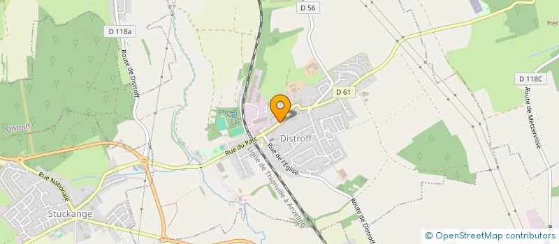 localisation de l'entreprise MONSIEUR JEREMIE VALENTIN  DISTROFF