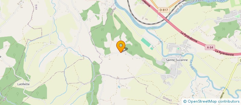 localisation de l'entreprise MONSIEUR JEREMIE VALLAT  ORTHEZ