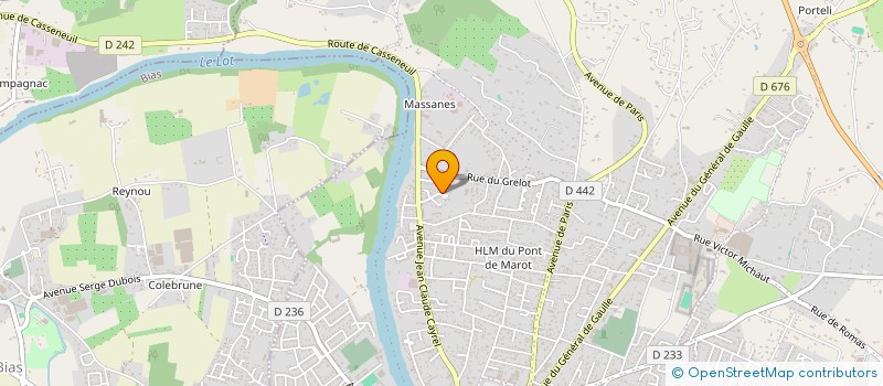 localisation de l'entreprise MONSIEUR JEREMIE VAPILLON  VILLENEUVE-SUR-LOT