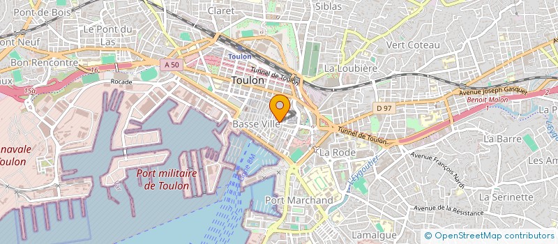 localisation de l'entreprise MONSIEUR JEREMIE VERNET  TOULON