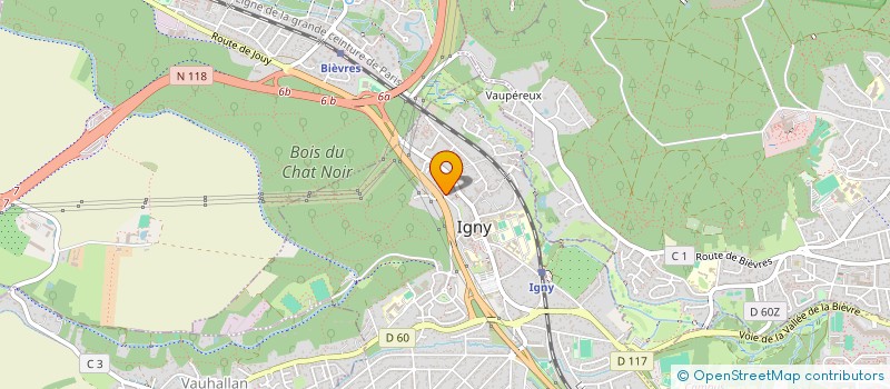 localisation de l'entreprise MONSIEUR JEREMIE VEZIEN  IGNY