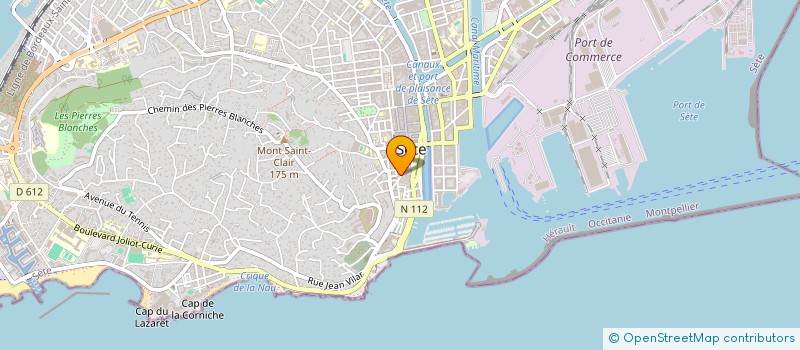 localisation de l'entreprise MONSIEUR JEREMIE VIDAL  SETE