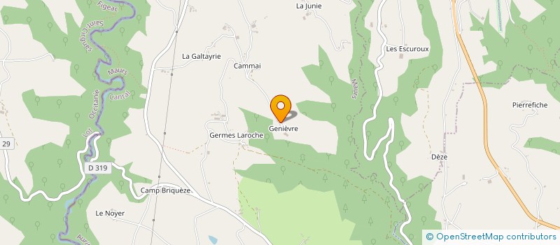 localisation de l'entreprise MONSIEUR JEREMIE VIGIER à MAURS