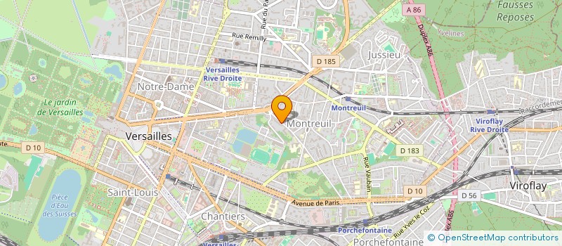 localisation de l'entreprise MONSIEUR JEREMIE VILTROUVE à VERSAILLES