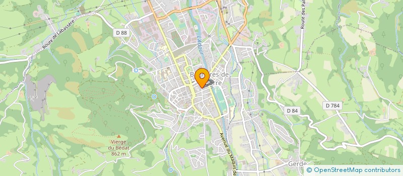 localisation de l'entreprise MONSIEUR JEREMIE VORAKOUMANE  BAGNERES-DE-BIGORRE