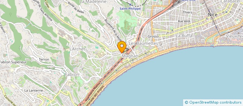 localisation de l'entreprise MONSIEUR JEREMIE VU TONG à NICE