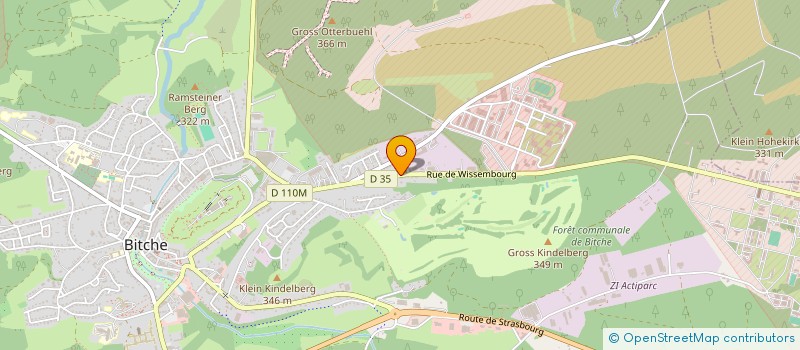 localisation de l'entreprise MONSIEUR JEREMIE WAGNER  BITCHE