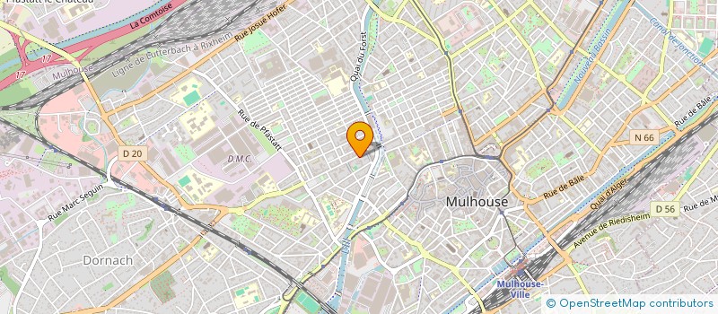 localisation de l'entreprise MONSIEUR JEREMIE WALCH  MULHOUSE