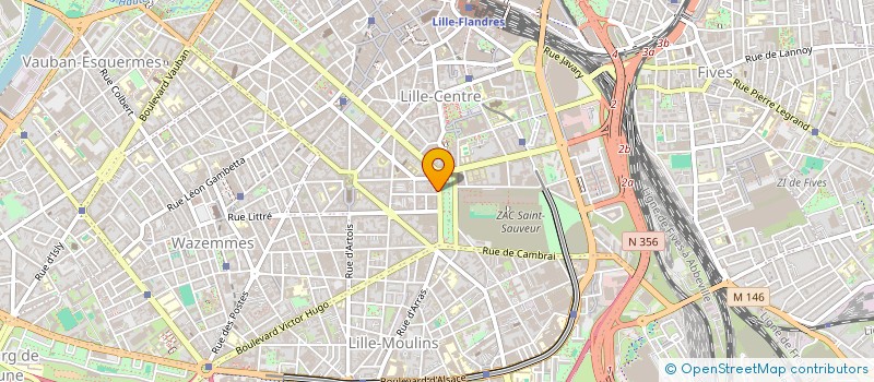 localisation de l'entreprise MONSIEUR JEREMIE WOSTYN à LILLE