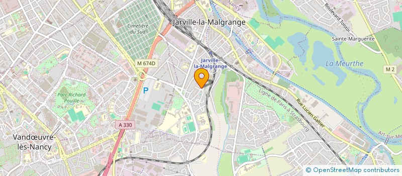 localisation de l'entreprise MONSIEUR JEREMIE YOMBO  JARVILLE-LA-MALGRANGE