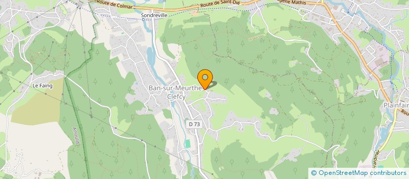 localisation de l'entreprise MONSIEUR JEREMIE ZEMB  BAN-SUR-MEURTHE-CLEFCY