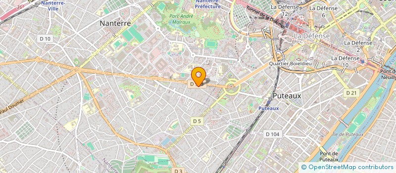 localisation de l'entreprise MONSIEUR JEREMY ABEL SOUMAHO OFA  NANTERRE