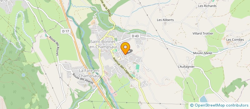 localisation de l'entreprise MONSIEUR JEREMY ACHARD à SAINT-BONNET-EN-CHAMPSAUR