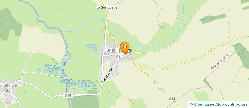 localisation de l'entreprise MONSIEUR JEREMY AGNES  BRIEULLES-SUR-BAR