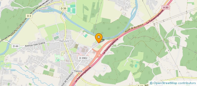 localisation de l'entreprise MONSIEUR JEREMY ALARIC  NEUVIC