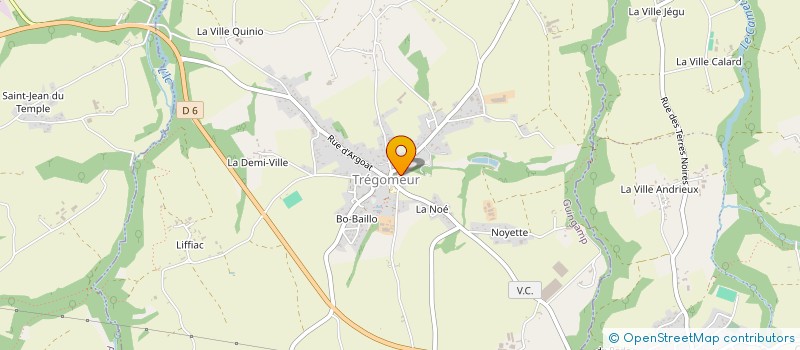 localisation de l'entreprise MONSIEUR JEREMY ALBEISSEN  TREGOMEUR