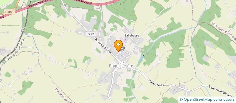 localisation de l'entreprise MONSIEUR JEREMY ALBERT  ROQUESERIERE