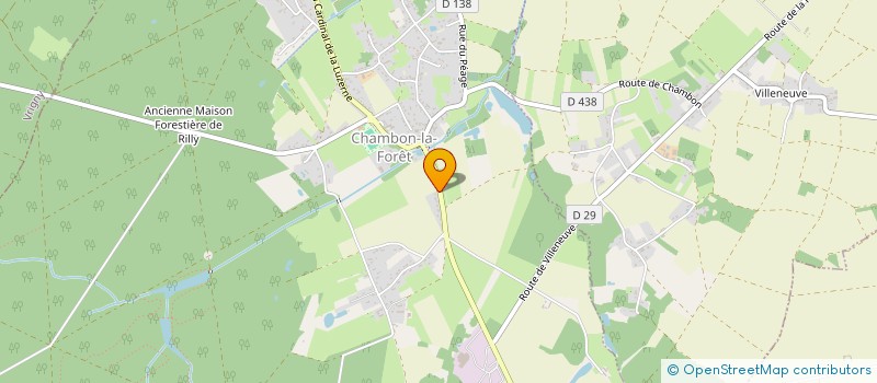 localisation de l'entreprise MONSIEUR JEREMY ALEXIS à CHAMBON-LA-FORET