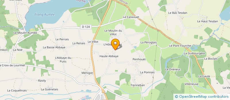 localisation de l'entreprise MONSIEUR JEREMY ALLAIN  FEGREAC