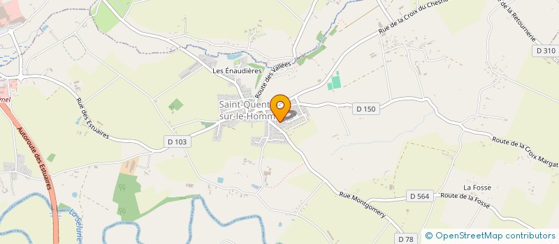 localisation de l'entreprise MONSIEUR JEREMY ALLAIN  SAINT-QUENTIN-SUR-LE-HOMME