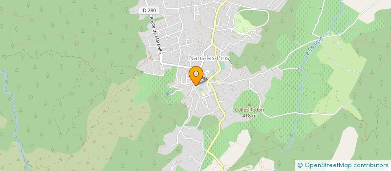 localisation de l'entreprise MONSIEUR JEREMY ALLIO  NANS-LES-PINS