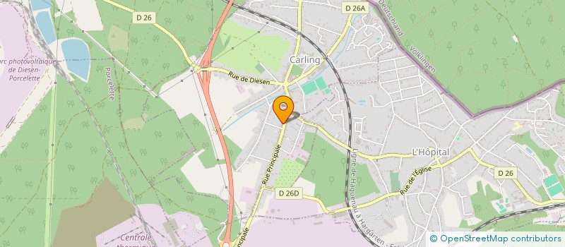 localisation de l'entreprise MONSIEUR JEREMY ANNESE  CARLING