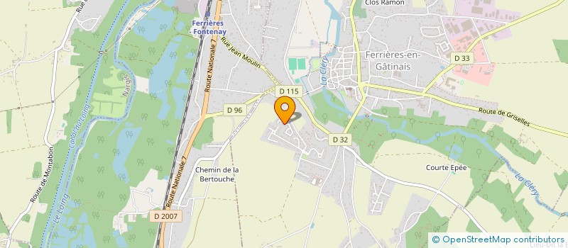 localisation de l'entreprise MONSIEUR JEREMY ANTUNES DOMINGOS  FERRIERES-EN-GATINAIS