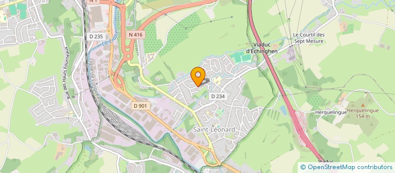 localisation de l'entreprise MONSIEUR JEREMY ARGENTIN  SAINT-LEONARD