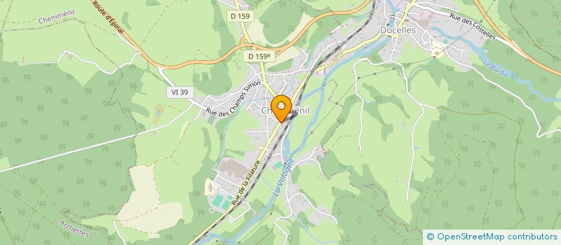 localisation de l'entreprise MONSIEUR JEREMY ARLAND  CHENIMENIL