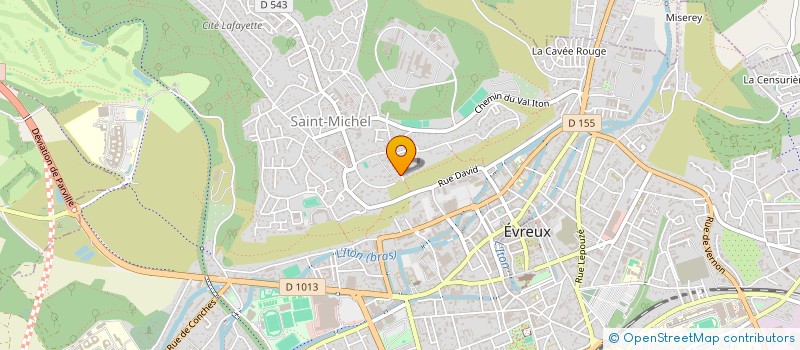 localisation de l'entreprise MONSIEUR JEREMY ARTHUR à EVREUX