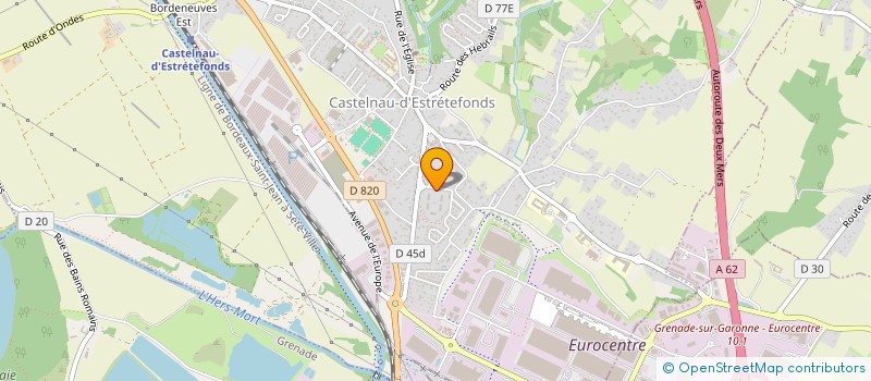 localisation de l'entreprise MONSIEUR JEREMY ASSAYAG  CASTELNAU-D'ESTRETEFONDS