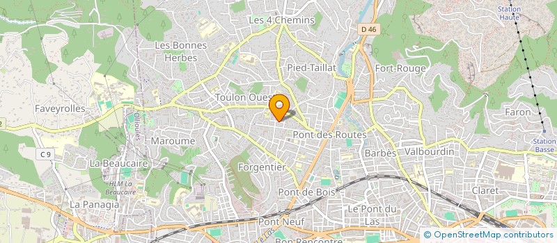 localisation de l'entreprise MONSIEUR JEREMY ASTORE  OLLIOULES