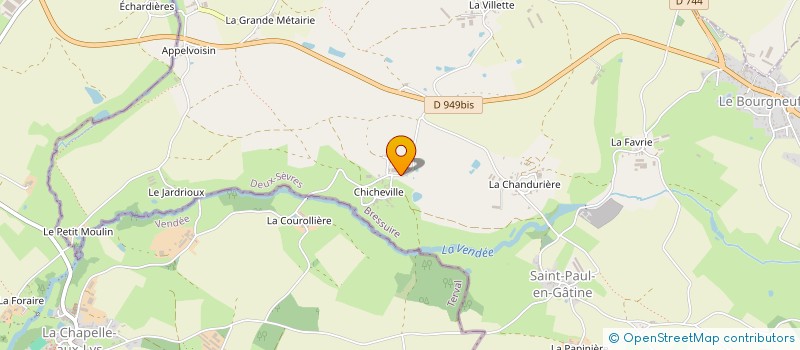 localisation de l'entreprise MONSIEUR JEREMY AUBINEAU  SAINT-PAUL-EN-GATINE