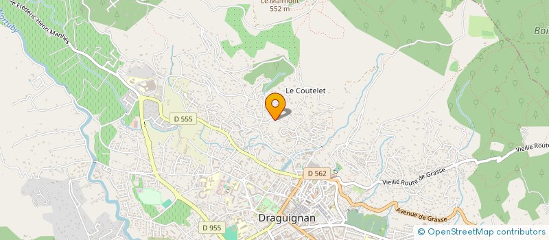 localisation de l'entreprise MONSIEUR JEREMY AUDIBERT  CALLAS