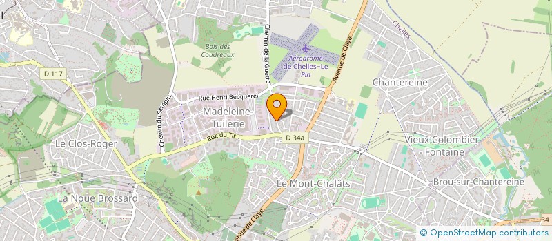 localisation de l'entreprise MONSIEUR JEREMY AUGER à CHELLES