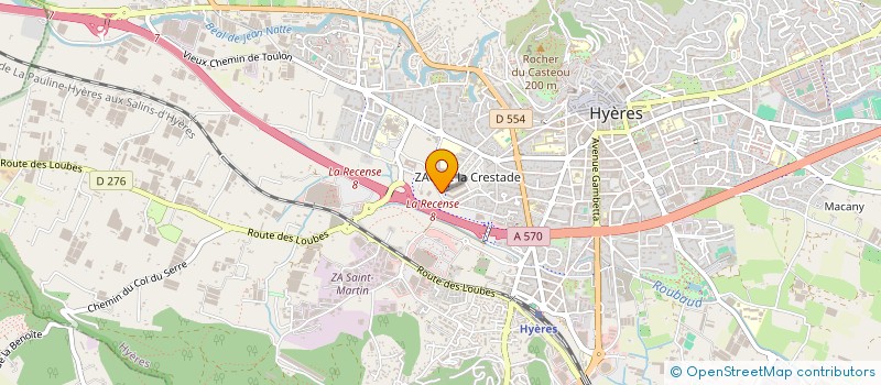 localisation de l'entreprise MONSIEUR JEREMY AYASSE  HYERES