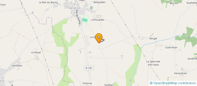 localisation de l'entreprise MONSIEUR JEREMY AYMARD  KERGRIST