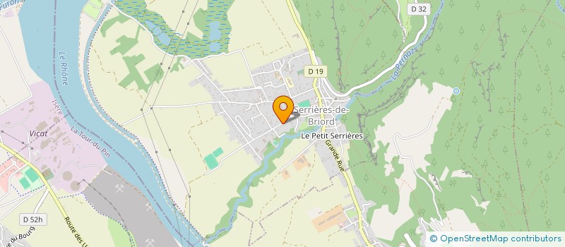 localisation de l'entreprise MONSIEUR JEREMY BABOLAT  SERRIERES-DE-BRIORD