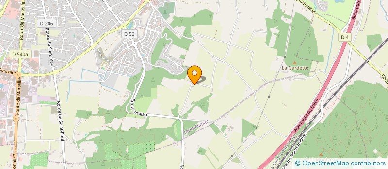 localisation de l'entreprise MONSIEUR JEREMY BACCONNIER  MONTELIMAR