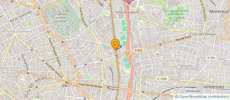 localisation de l'entreprise MONSIEUR JEREMY BAILEY  PARIS