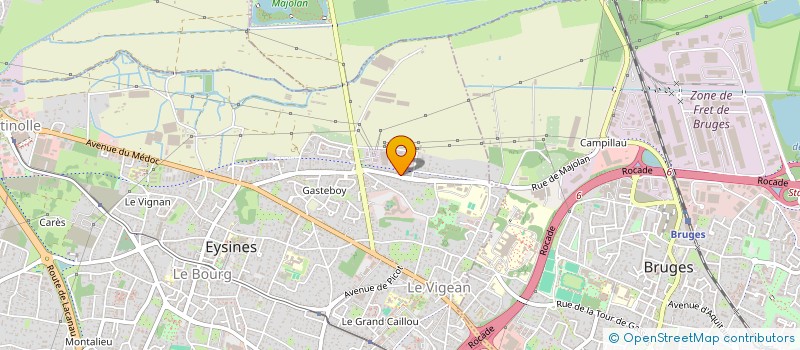 localisation de l'entreprise MONSIEUR JEREMY BAILLET  EYSINES