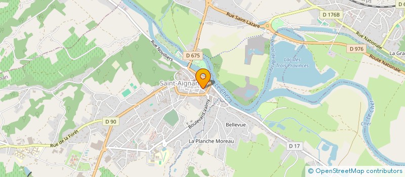 localisation de l'entreprise MONSIEUR JEREMY BAILLY  SAINT-AIGNAN